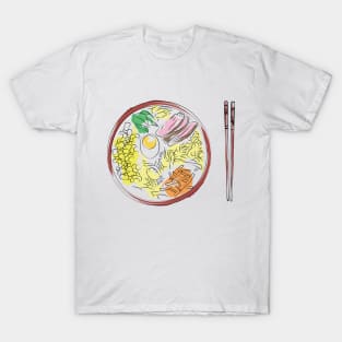 Ramen Noodle Soup design T-Shirt
